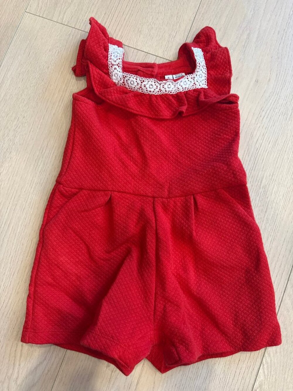 Janie and Jack One Piece 6-12M Red